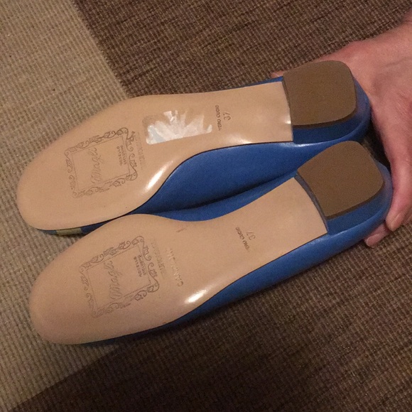 Italian made Bruno Magli turquoise shoes - Picture 3 of 6